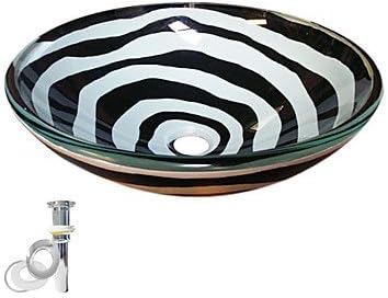Black and white glass wash basins and popular, installing