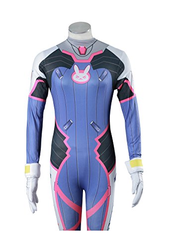 DAZCOS US Size DVa Bodysuit Cosplay Costume