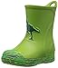crocs Bump It Graphic Rain Boot (Toddler/Little Kid), Parrot Green, 11 M US Little Kid