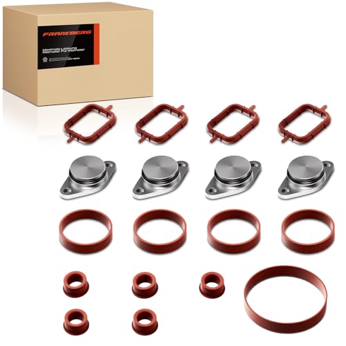 Frankberg Joints de collecteur d'admission Diesel Compatible avec Série 1 E87 2.0L Série 5 Break E61 3.0L X5 E70 3.0L Série 5 E60 3.0L Série 3 Break E91 3.0L Remplacer# 11612246945