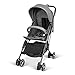 Besrey Airplane Stroller One Step Design for Opening & Folding Lightweight Baby Stroller for Infant Convertible Baby Carriage - Gray