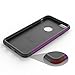 iPhone 6 Cases, Vogue Shop 2in1 Hybrid Hard PC Cover and Inner Soft Silicone Corner Protection High Impact Defender Combo Shell Case for iPhone 6 4.7 inch (Purple+Black)