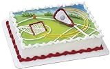 Extreme Lacrosse Magnet DecoSet Cake Decoration