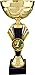 Decade Awards Top Sales Cup Trophy, Gold - Metal Cup Corporate Award - 12 Inch Tall - Engraved Plate on Request