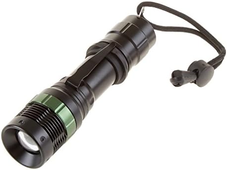 Tactical Flashlights CREE LED Tactical Zoom COB Flashlight 3 AAA Batteries 3 Modes 300 Lumen