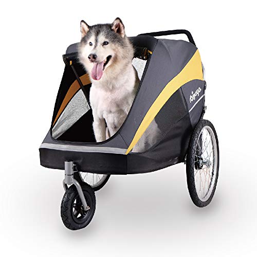 Large Pet Stroller for one Large or Multiple Medium Dogs with air