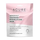ACURE Seriously Soothing Biocellulose Gel Mask, 5 Count (Packaging May Vary)