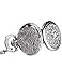 Mudder Hollow Silver Pocket Watch for Women
