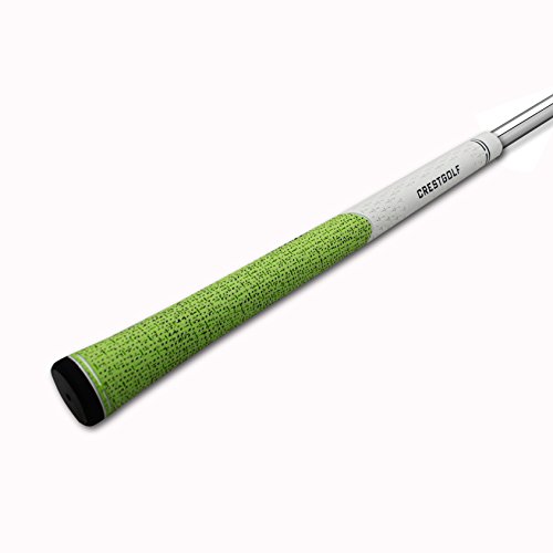Kofull CRESTGOLF Golf Grips Performance Golf Grips -Set of 13(Green), Multi Compound Material Rubber Combine with CarbonÂ ,All-Weather Control Golf Club Grips,Standard Size 5 Colors Optional