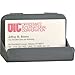 Officemate Verticalmate Business Card Holder, Slate Gray (29182)