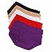 Pack of 5 Women's Panties Plus Size Bamboo Fiber Super Stretchy Soft Breathable High Middle Waist Briefs UWOCEKA
