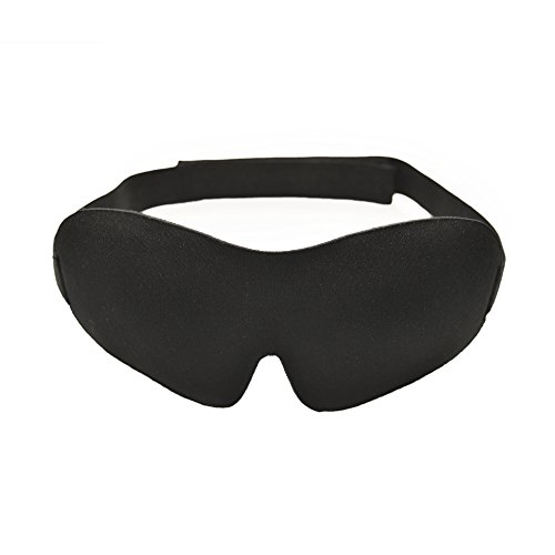 Living Pure - Luxury Sleep Mask | Light Blocking Eye Mask for Sleeping Deeper | Features Memory Foam, Contoured Design & Adjustable Strap | Insomnia Aid