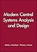 Modern Control Systems Analysis and Design