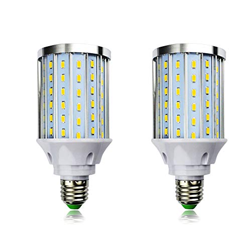 MD Lighting 30W E27 LED Corn Light Bulbs(2 Pack)- 108 LEDs 5730 SMD 2700 Lumen COB Light Lamp Ultra Bright Warm White 3000K LED Bulb 240 Watt Equivalent for Backyard Barn Outdoor Large Area, 85V-265V