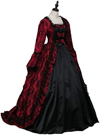 Women's Elegant Recoco Victorian Dress Costume Ball Gowns Rococo Ball Gown Gothic Victorian Dress Costume
