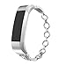 MoreToys Fitbit Alta Band, Vintage Stainless Steel Replacement Accessories Wristband Watch Strap Bracelet for Fitbit Alta HR/Fitbit Alta Fitness Tracker