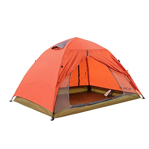 Sowin Instant Screen House Tent 2 Person Portable Automatic Mesh Sun Shelter Lightweight Screen Pop-up Camping Tent for Outdoor Picnics Hiking Fishing Backpacking with Waterproof Rainfly and Carry Bag