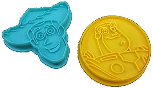 Guizmax 2 Wins Piece Woody and Buzz Shape Cake Disney Toy Story