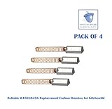 4PCS Reliable W10380496 Motor Brush Kit Replacement for Whirlpool KitchenAid Mixer - Fits 4176056, 4169975, 4159794, W10380496, 3184115, W10260958, 9706416, 4162648 & 4159774 (4 pcs/pack)