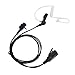 Coodio Surveillance Earpiece Security Headset Bodyguard FBI [Covert Acoustic Tube] Mic Microphone For Vertex Standard EVX-531, VX-241 2 Way Radio