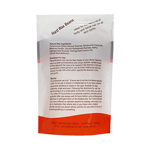 Hard Wax Beans, Hair Removal Wax Beads 10 OZ, Non Strips Needed Brazilian Waxing 300g for Face