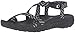 Skechers Modern Comfort Sandals Women's Reggae-Haystack Toe Ring Sandal,Black/Grey,7 M US