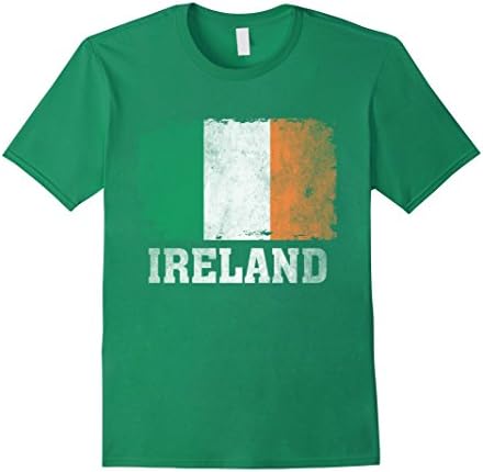 Men's Ireland Flag T-Shirt Irish Soccer Football Team Jersey 2XL Kelly Green