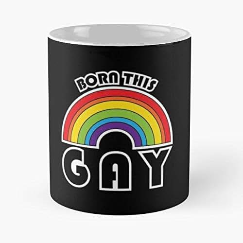 Born This Gay Lgbt Pride Coffee Mugs Unique Ceramic