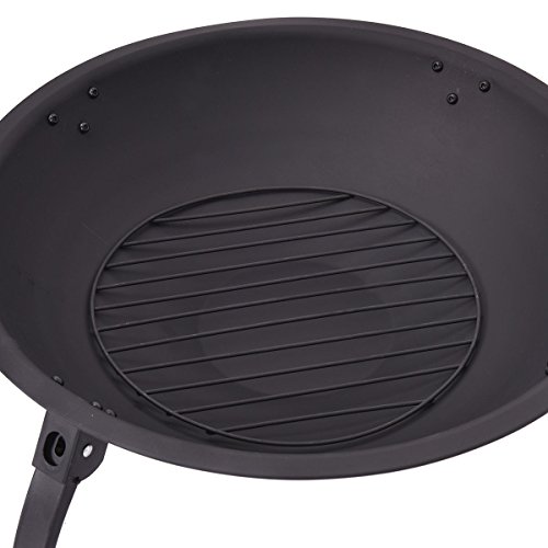 Giantex-22-Outdoor-Metal-Firepit-Backyard-Patio-Garden-Round-Stove-Fire-Pit-With-PokerRound
