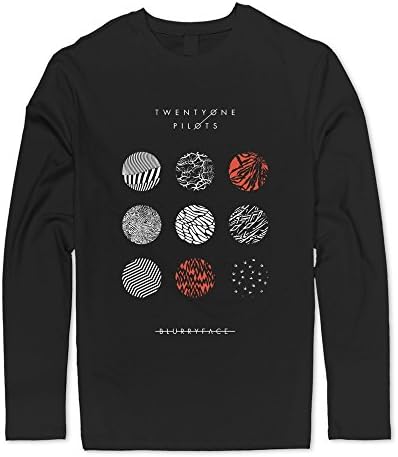 DF Men Twenty One Pilots Blurryface Josh Dun T Shirt Black Funny