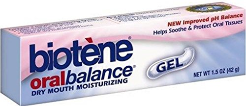 Biotene Oral Balance Dry Mouth Moisturizing Gel 1.5 oz soothe oral tissues long by Biotene
