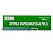 Disposable Scalpels Sterile Surgical Blade Size 10 Stainless Steel with Plastic Handle & Metric Line Individually Foil Wrapped Box of 10