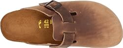 Birkenstock Boston Classic Arch Clog,Tobacco Brown