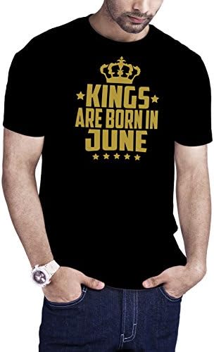 Cali Dreamers Men's Kings born in June birthday t-shirt black