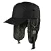 Chaos Linux Trapper Hat with Brim, Black, One Size