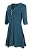 Urban CoCo Women's Half Sleeve Casual Loose Tunic Tops Basic T Shirts (XL, Ink Blue)