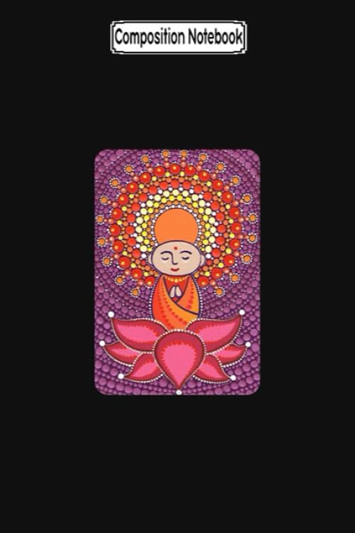 Composition Notebook: Jizo Meditating Upon a Ruby Lotus Yoga Notebook 2020 Journal Notebook Blank Lined Ruled 6x9 100 Pages