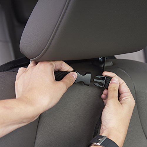 Evenflo Car Seat Kick Mat with Storage Pocket, Black