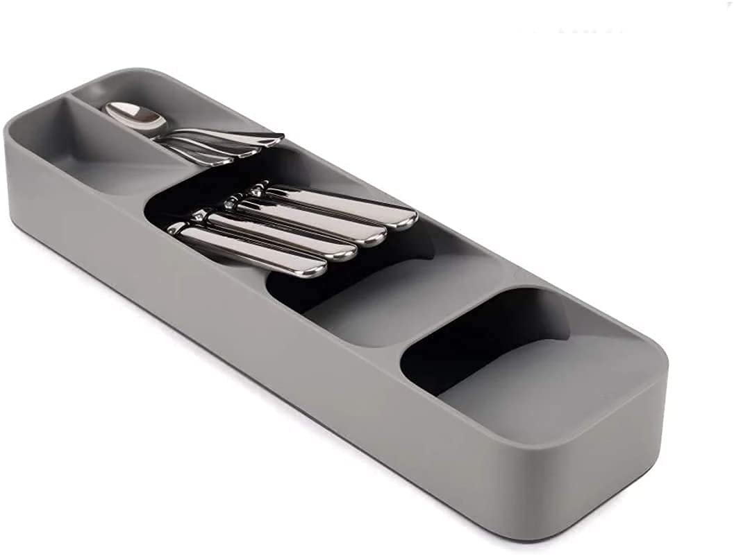Lsarimo Drawer Storage Cutlery Tray Compact Cutlery Organizer Rack