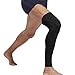 N’joy Compression Leg Sleeves – 1 Pair Outdoor Basketball MAKLULU Full Length Leg Sleeves for Men, Women, Youth (Black-3XL)