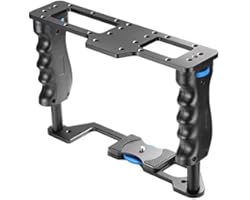 Neewer Aluminum Alloy Film Movie Making Camera Video Cage for DSLR Cameras Such as Canon 5D mark II III 700D 650D 600D;Nikon 