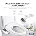 Inus IS-H700 Non-Electric Mechanical Bidet Attachment with Self-Cleaning Single Nozzle, Posterior Wash, Cold System Equipment Complete DIY Manual Installation [Panel-Type/2020 USA Version]]