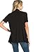 12 Ami Basic Solid Short Sleeve Open Front Cardigan Black Extra Large