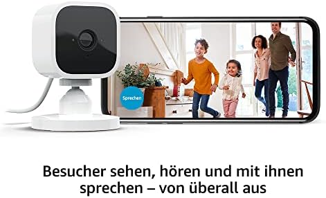 Mini – Kompakte, smarte Plug-in-Überwachungskamera für innen, 1080p-HD-Video, Nachtsicht, Zwei-Wege-Audio, Bewegungserfassung; einfache Einrichtung, funktioniert mit Alexa – 2 Kameras (weiß)