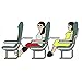 Angemay Foot Rest, Office Footrest Adjustable Foot Hammock for Desk Foot Sling Airplane Travel Accessories (Small)
