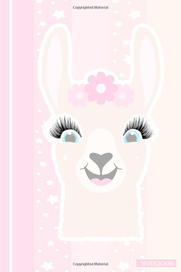 Notebook: Alpaca Llama Cute Kawaii Notebook - Blank Lined Journal