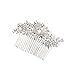 DaXi Wedding Hair Side Combs Bridal Hair Combs Bridal Shower Hair Clips for Brides and Bridesmaids