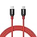 Anker PowerLine+ C to C 2.0 cable (6ft), High Durability, for USB Type-C Devices Including Samsung Galaxy Note 8 S8 S8+ S9, iPad Pro 2018, Google Pixel, Nexus 6P, Huawei Matebook, MacBook and More primary