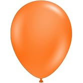 Maple City Rubber 100 Count Orange Tuftex Balloon, 11", Orange