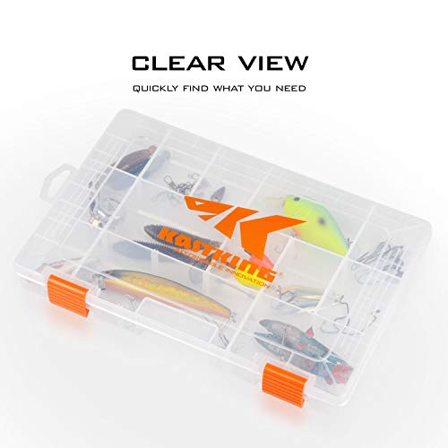 KastKing Tackle Box, 4 Packs Plastic Storage Box - Fishing Tackle Storage- 3700 Tackle Box / 3600 Tackle Box